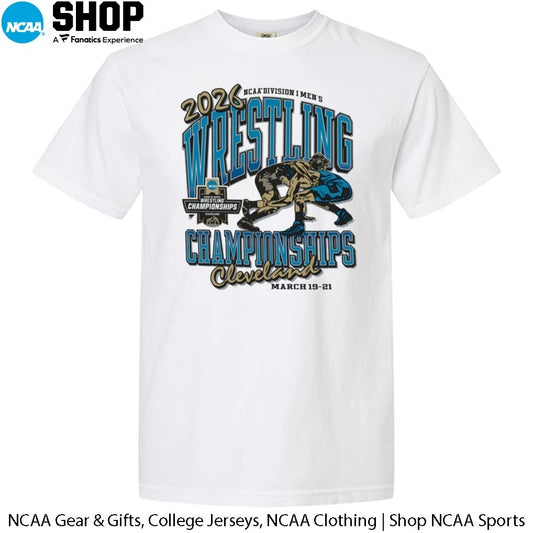 2026 NCAA DI Men’s Wrestling Championships Cleveland March 19-21 T-Shirt