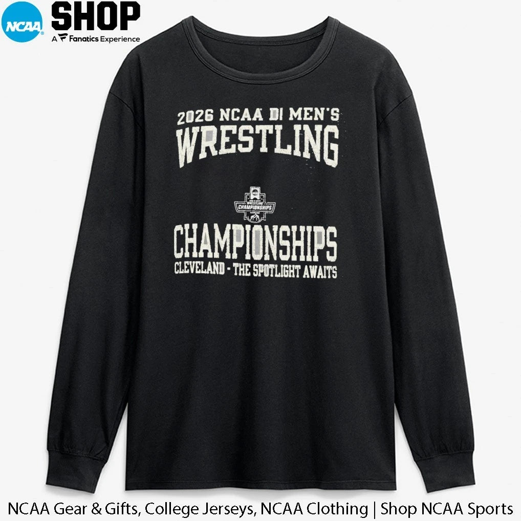 2026 NCAA DI Men’s Wrestling Championships Cleveland The Spotlight Awaits T-Shirt