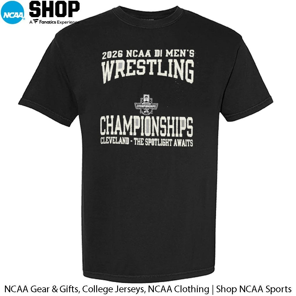 2026 NCAA DI Men’s Wrestling Championships Cleveland The Spotlight Awaits T-Shirt