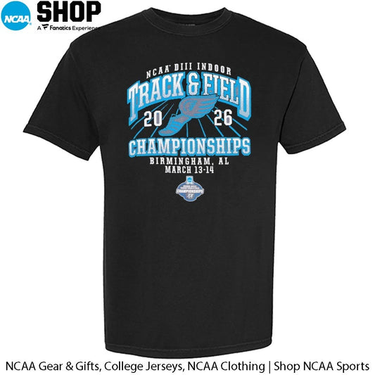 2026 NCAA DIII Indoor Track and Field Championships Birmingham Al March 13-14 T-Shirt