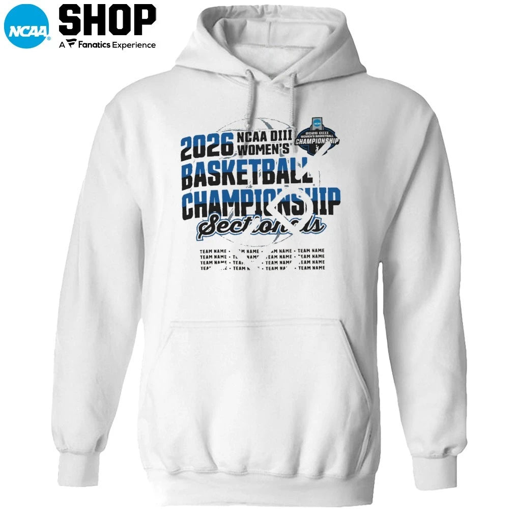 2026 NCAA DIII Women’s Basketball Champions Sectionals T-Shirt