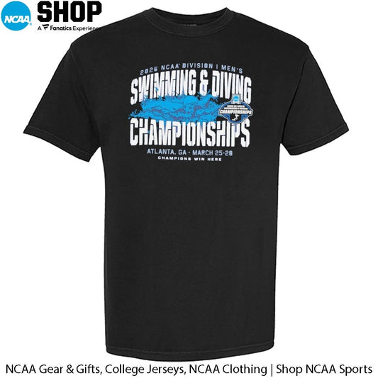 2026 NCAA Division I Men’s Swimming and Diving Championships Atlanta Ga March 25-28 Champions Win Here T-Shirt