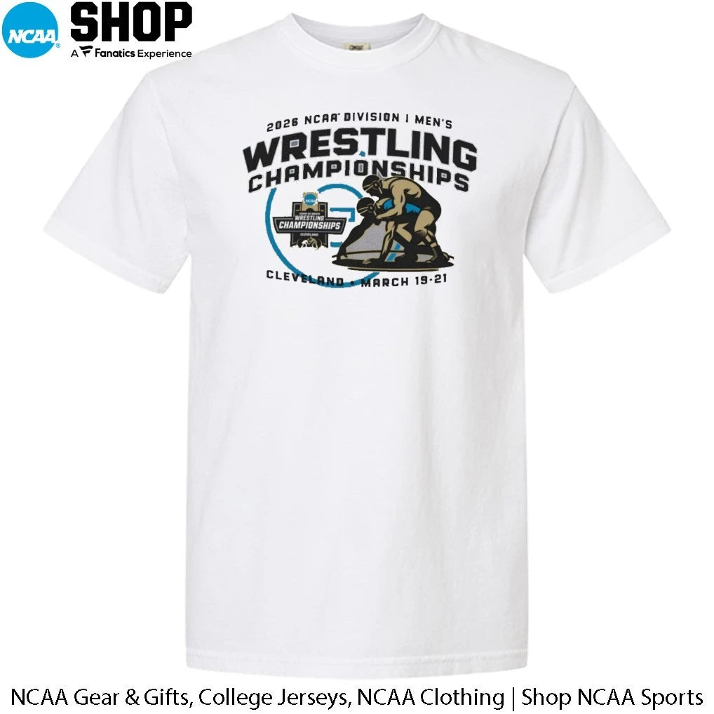2026 NCAA Division I Men’s Wrestling Championships Cleveland March 19-21 T-Shirt