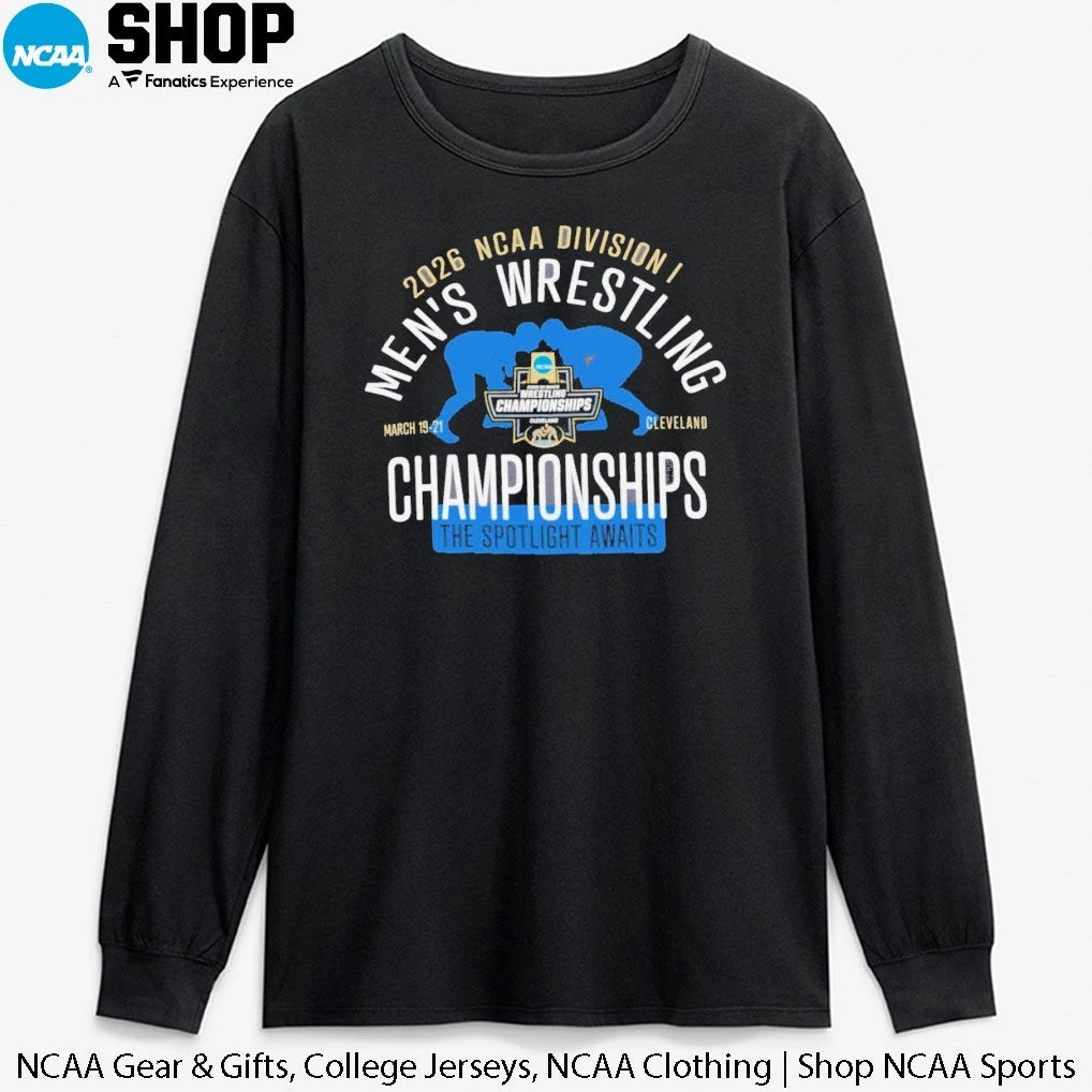 2026 NCAA Division I Men’s Wrestling Championships March 19-21 Cleveland The Spotlight Awaits T-Shirt
