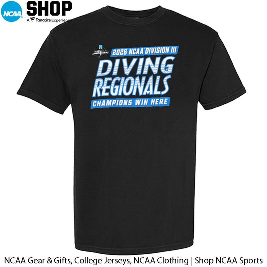 2026 NCAA Division III Diving Regionals Champions Win Here T-Shirt
