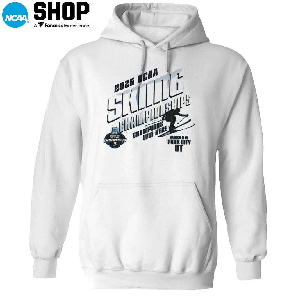 2026 NCAA Skiing Championships Champions Win Here March 11-14 Park City Ut T-Shirt