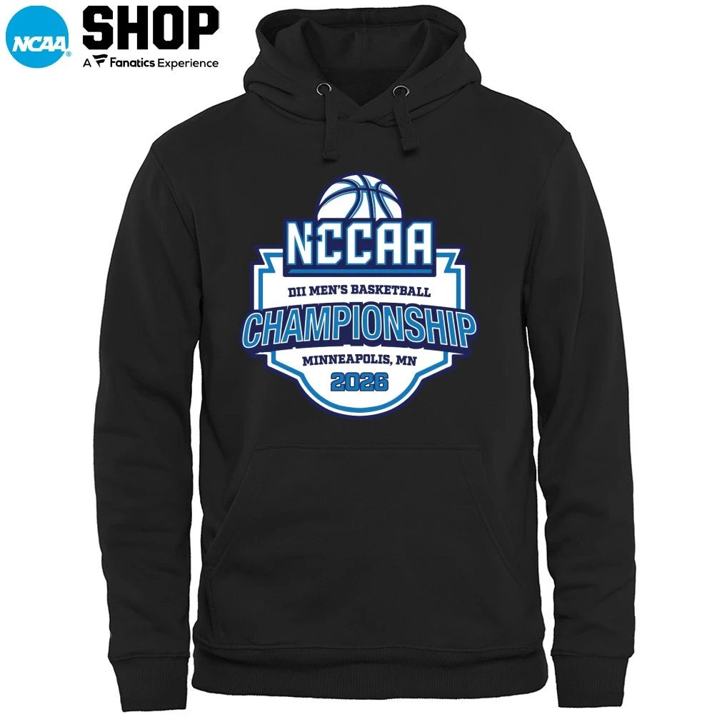 2026 NCCAA DII Men’s Basketball Championship Minneapolis Mn Logo T-Shirt