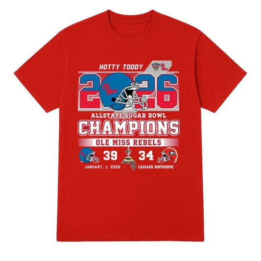 2026 Ole Miss Sugar Bowl Champs Hotty Toddy Shirt