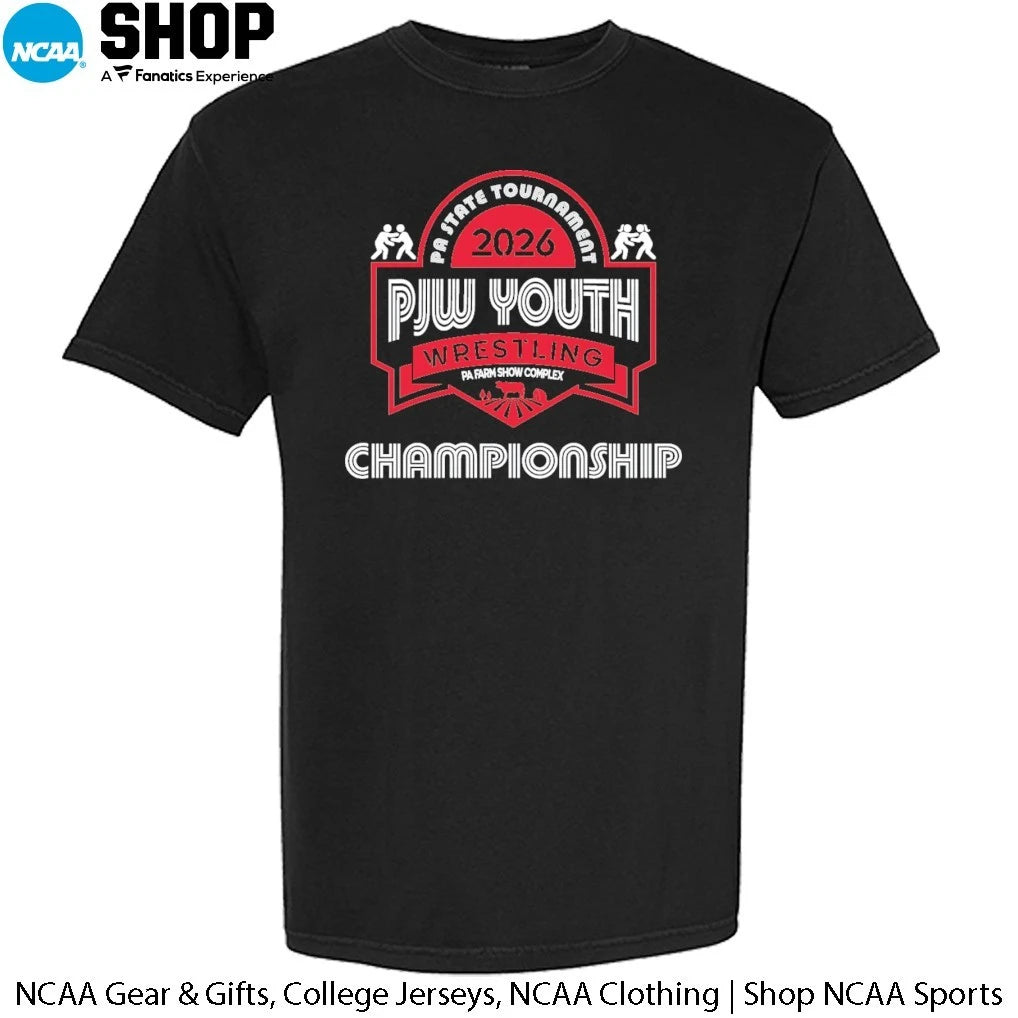2026 Pa State Tournament Pjw Youth Wrestling Championship T-Shirt
