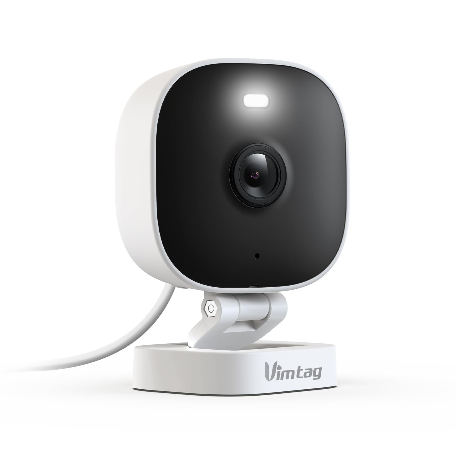 VIMTAG 2.5K Cameras for Home Security Outdoor/Indoor, Color Night Vision Security Camera for Baby/Pet/Dog/Nanny, Light/Siren, Motion Detection, 2-Way Audio, Work with Alexa, Cloud/Card Storage, 2Pcs