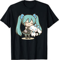 Cute Anime Manga Girl Miku Singer Singing Music Lover Kawaii T-Shirt