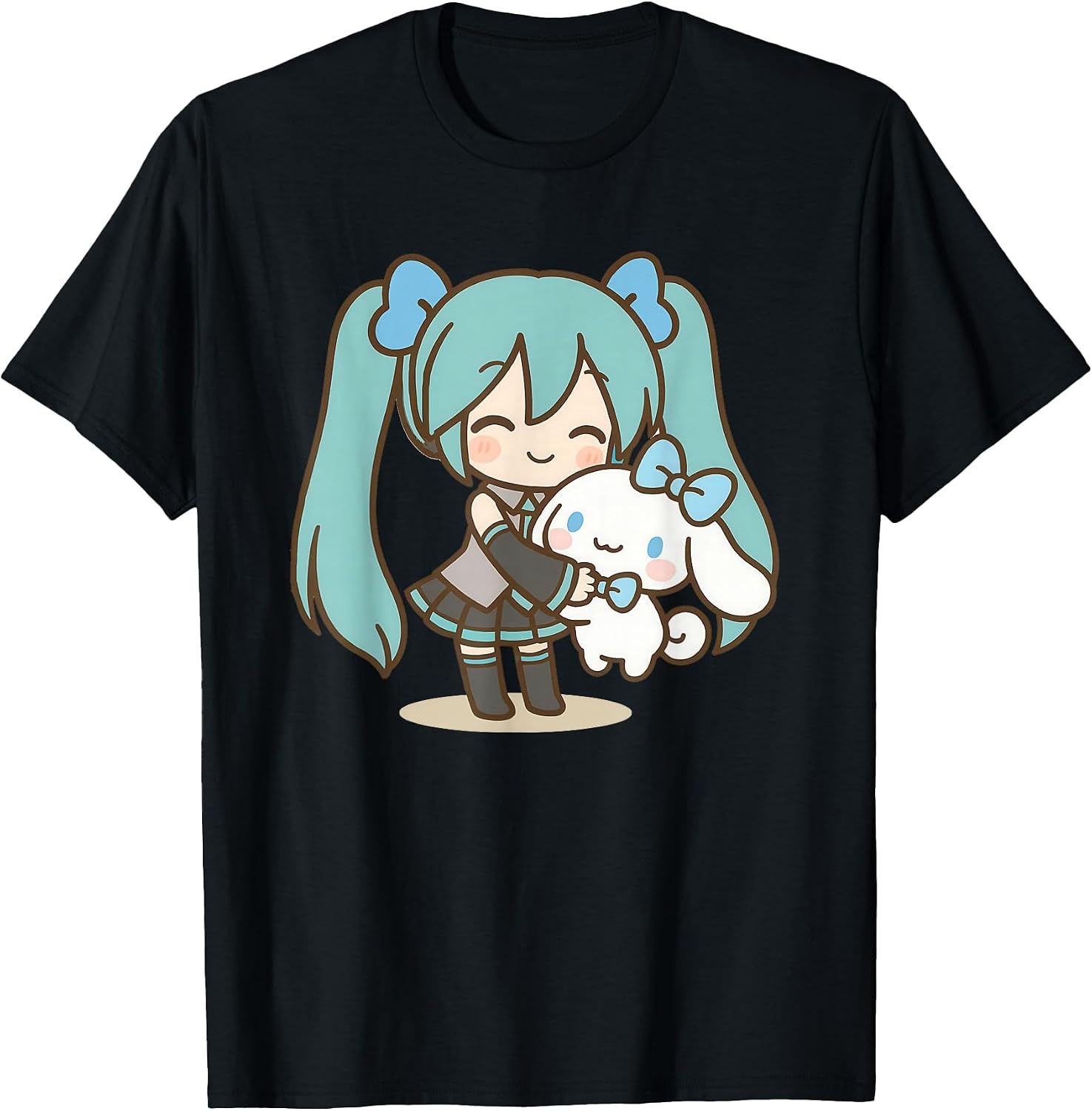 Cute Anime Manga Girl Miku Singer Singing Music Lover Kawaii T-Shirt