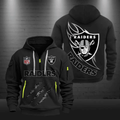 Las Vegas Raider Quarter Zip Hoodie Football Team Logo Gift For Fan
