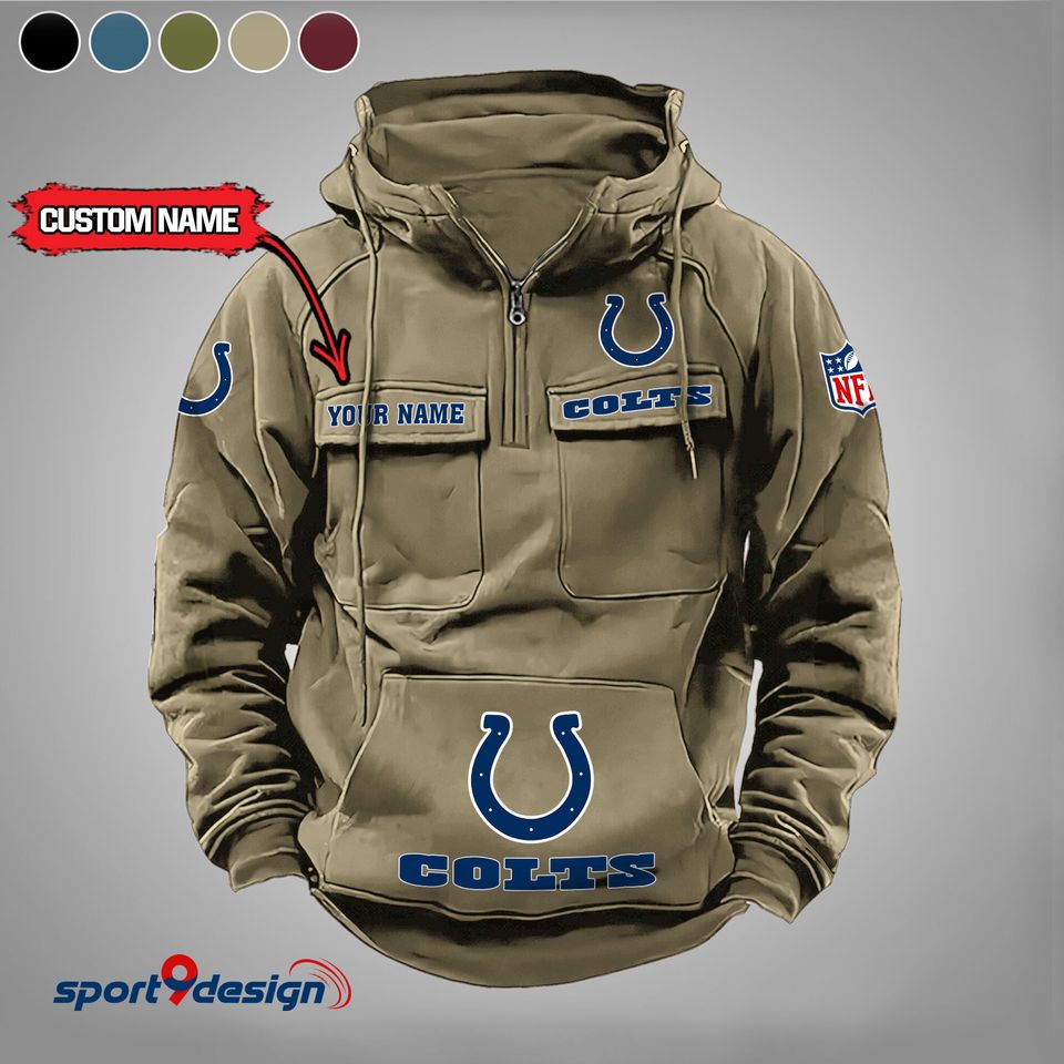 Indianapolis Colts Vintage Men Hoodie