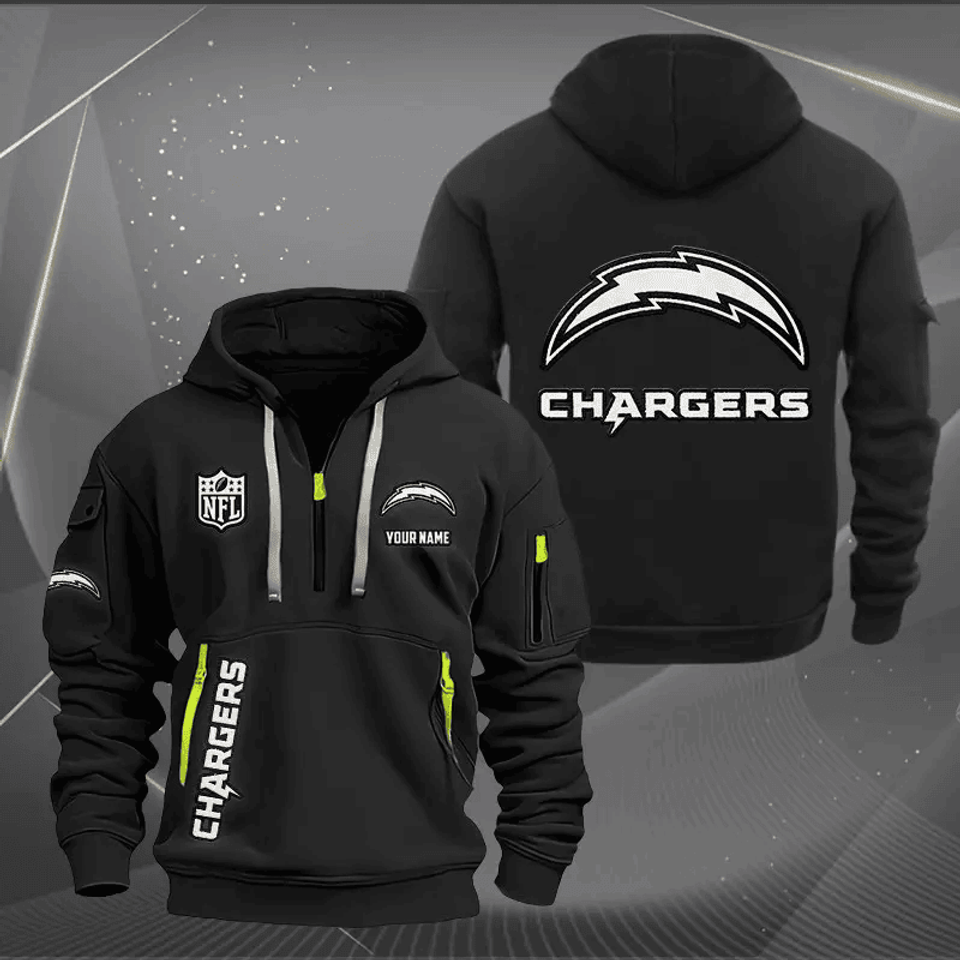 Los Angeles Chargers Tactical Hoodie, Football Fan Hoodie, Military Style Sweatshirt
