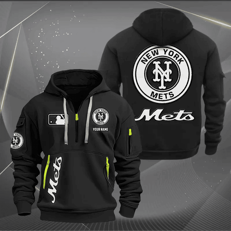 New York Mets Tactical Hoodie, Baseball Fan Hoodie, Military Style Sweatshirt