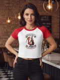 Womens Micro Rib Raglan Baby Tee - Never Read the Comments