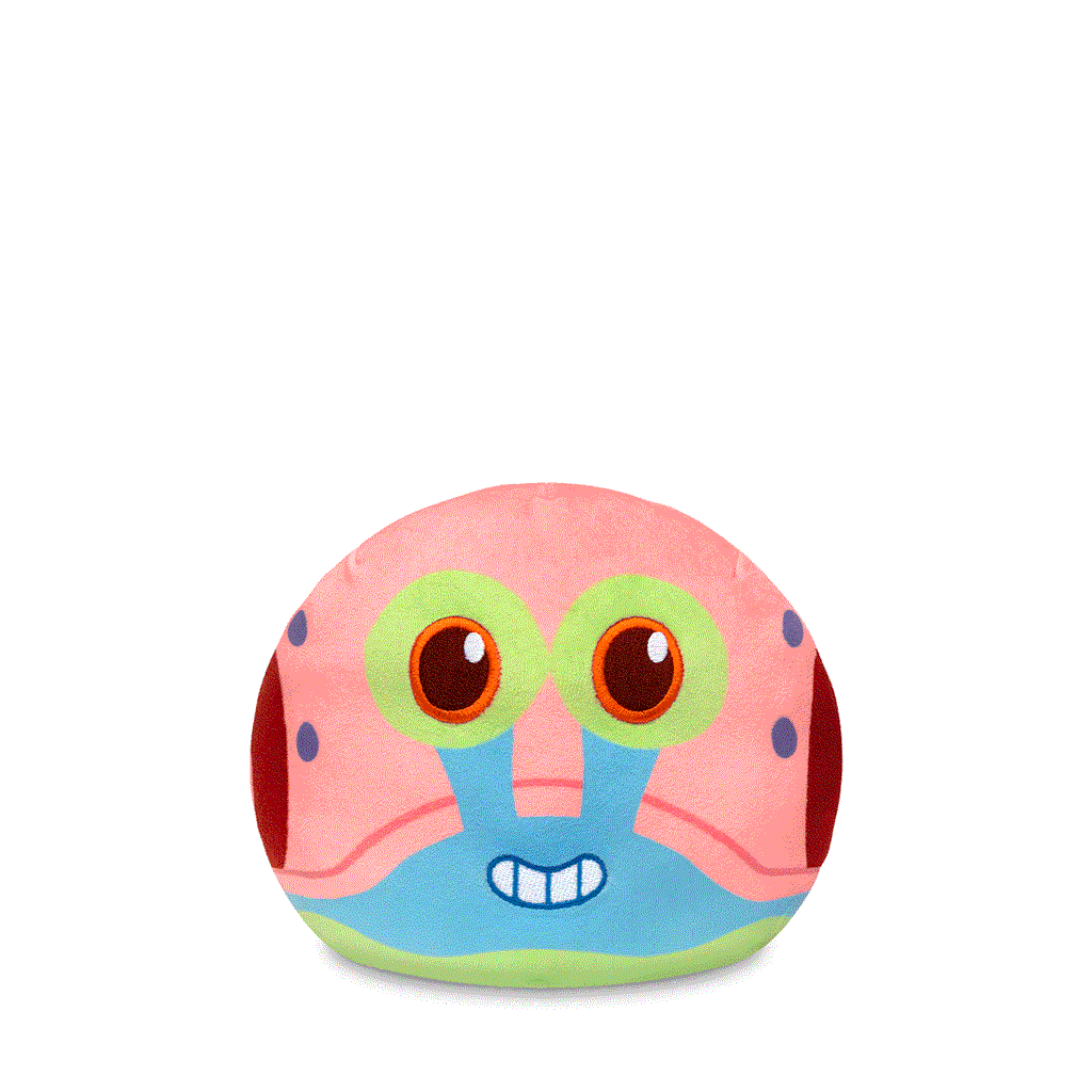 Plushiverse Gary the Snail 6" Reversible Plushie