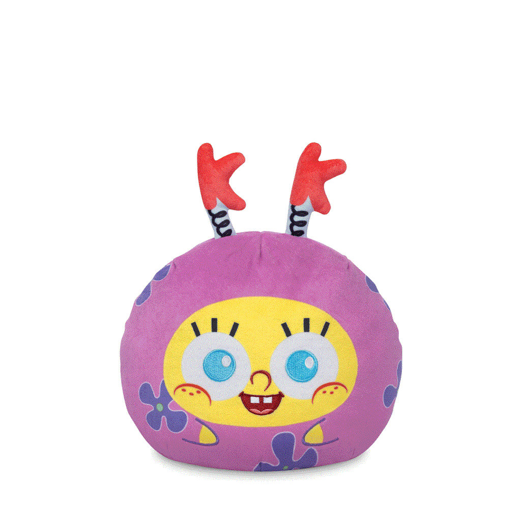 Kuddly Krab Uniform SpongeBob & Squidward 6" Reversible Plushie
