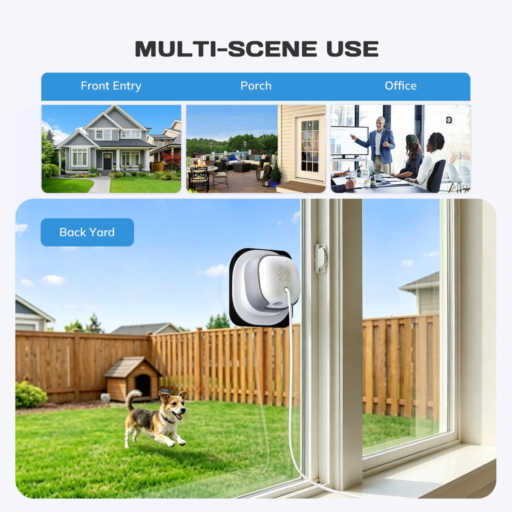 VIMTAG 2.5K Cameras for Home Security Outdoor/Indoor, Color Night Vision Security Camera for Baby/Pet/Dog/Nanny, Light/Siren, Motion Detection, 2-Way Audio, Work with Alexa, Cloud/Card Storage, 2Pcs