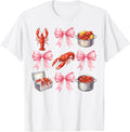 Funny Bow Cute Coquette Crawfish Boil Y2K Girl Aesthetic T-Shirt