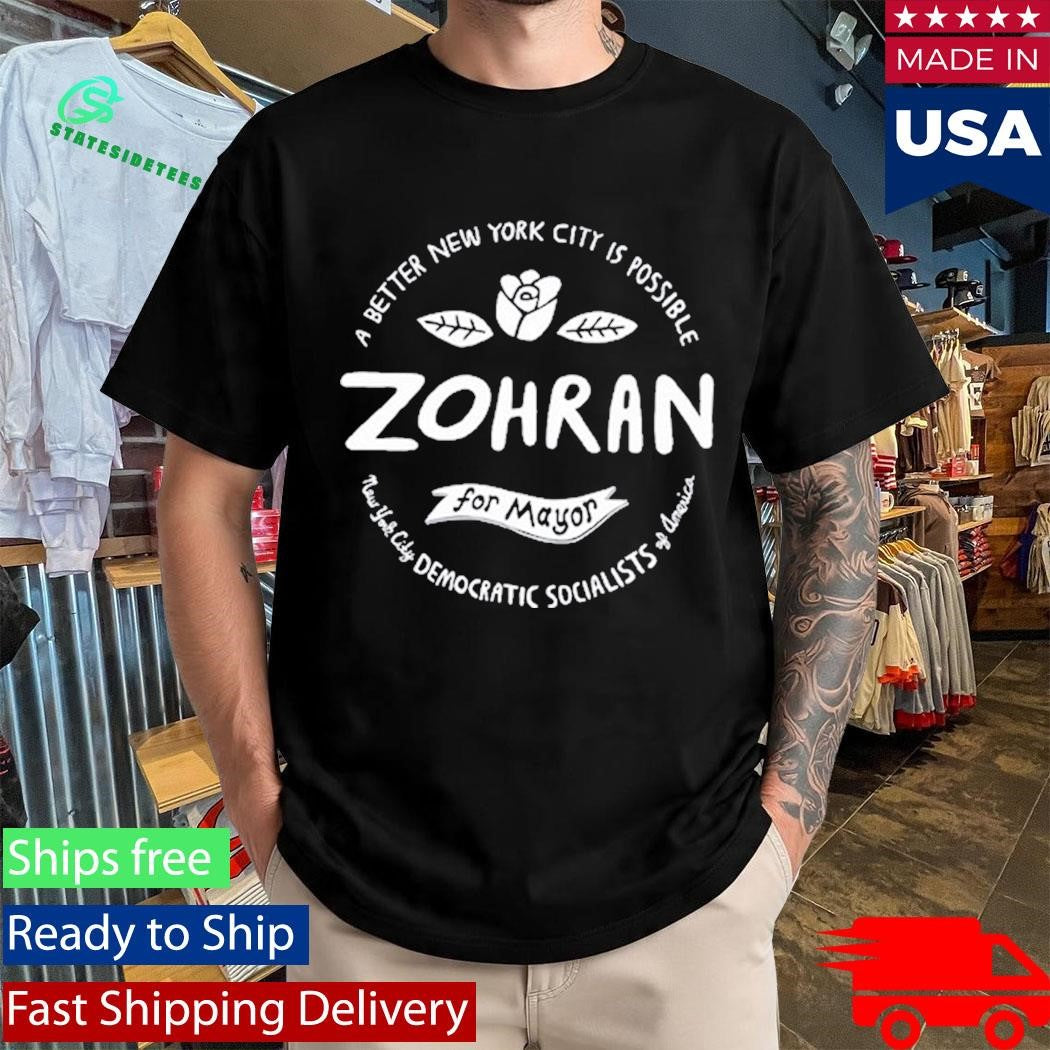A better New York City Is Possible Zohran For Mayor Logo RED Shirt