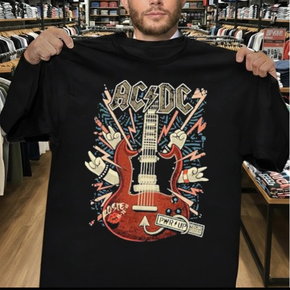 ACDC x Dr Bemoll Guitar Sound Light Whole Lotta Rosie Pwr Up Tour 2026 Shirt
