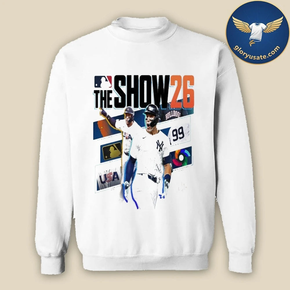 Aaron Judge New York Yankees MLB The Show 26 Road To The Show Journey Poster Shirt