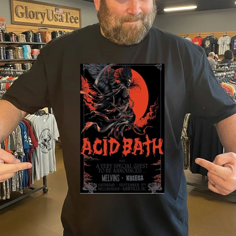Acid bath Sept 5 2026 Asheville, NC Poster Shirt