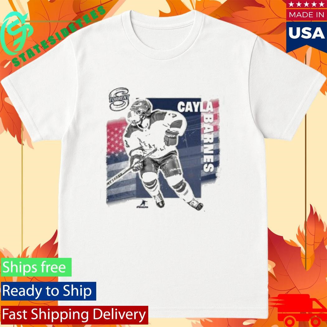 Adult Cayla Barnes Team Pwhl 2026 Urban Stadium Essentials T-Shirt