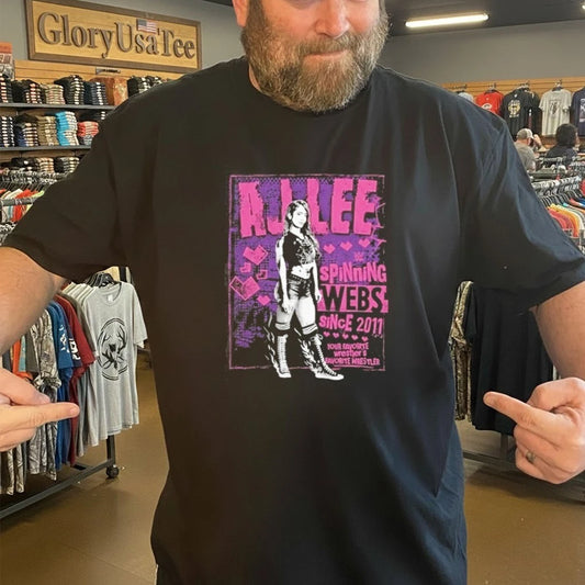 Aj Lee Spinning Webs Since 2011 Shirt