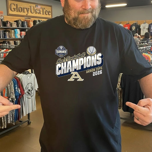 Akron Zips 2026 MAC Men’s Basketball Tournament Champions Shirt