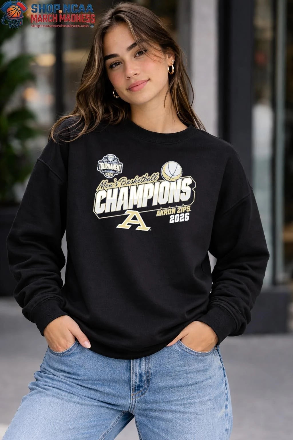 Akron Zips Men’s Basketball 2026 MAC Tournament Champions T-Shirt