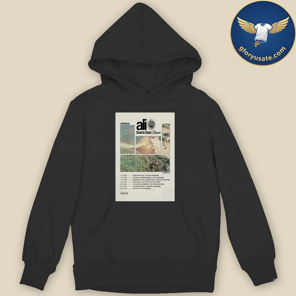 Ali 2026 Australia East To East Tour Poster Shirt