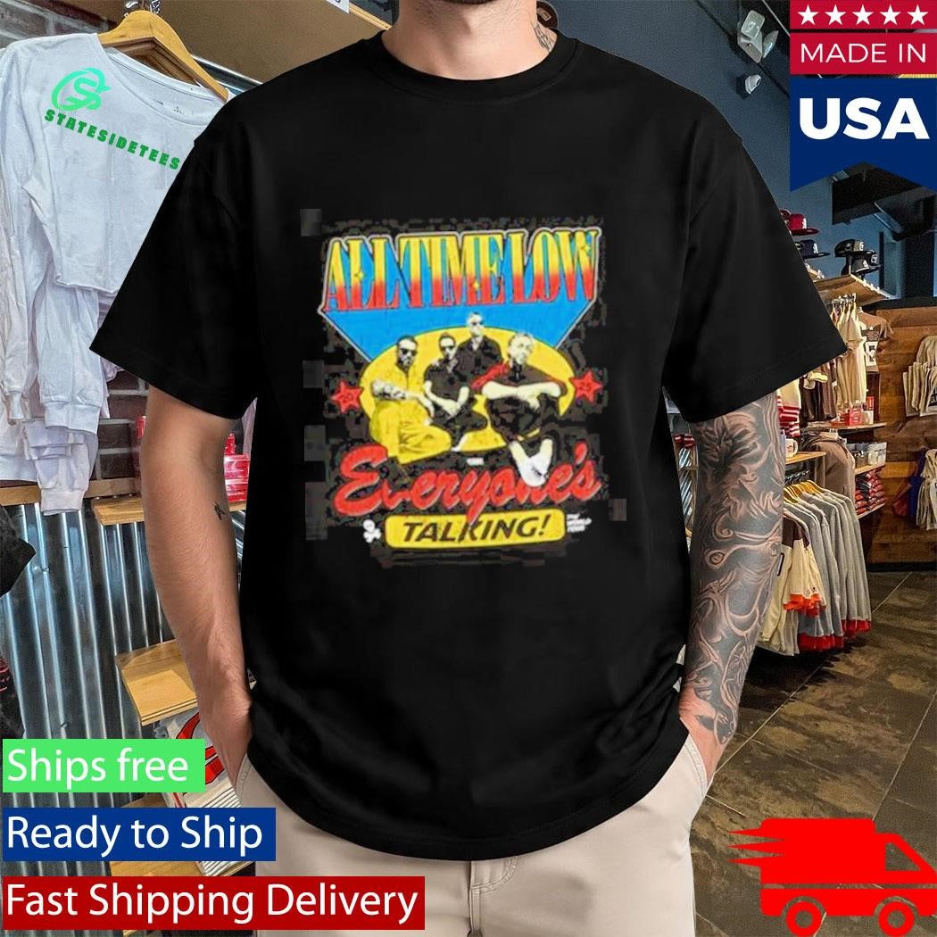 All Time Low Everyones Talking Na Dateback T-Shirt