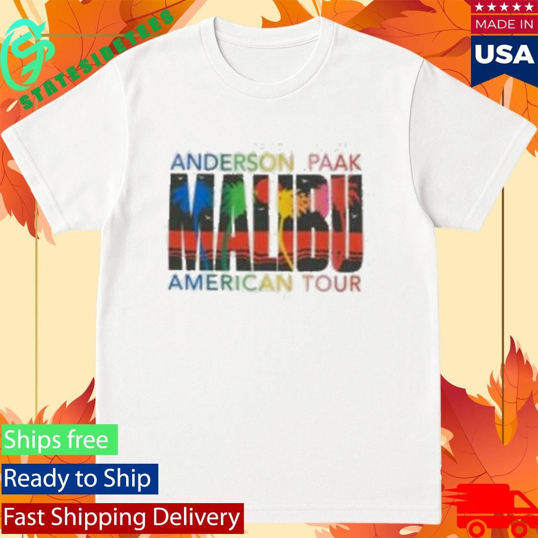 Anderson Paak Malibu American Tour Shirt