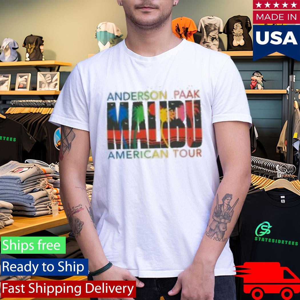 Anderson Paak Malibu American Tour Shirt