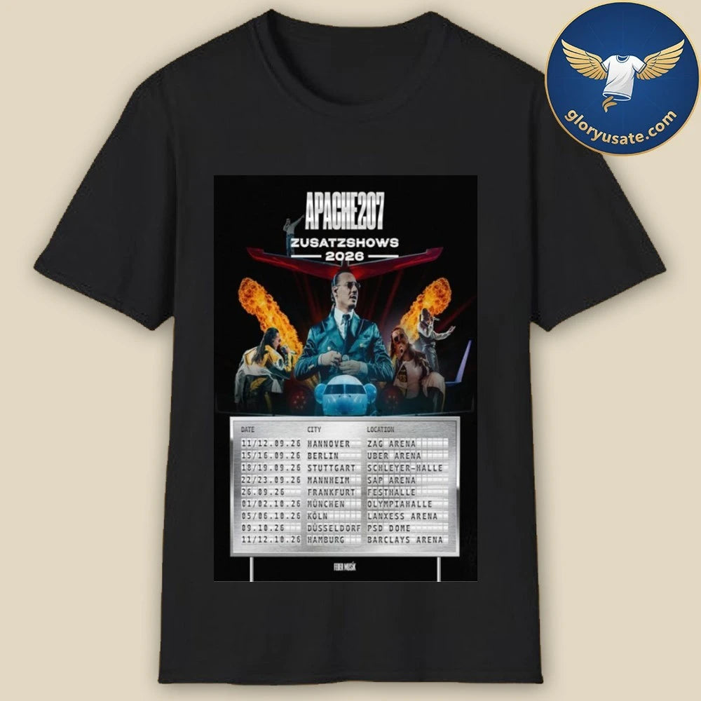 Apache 207 Zusatzshows Tour 2026 Poster Shirt