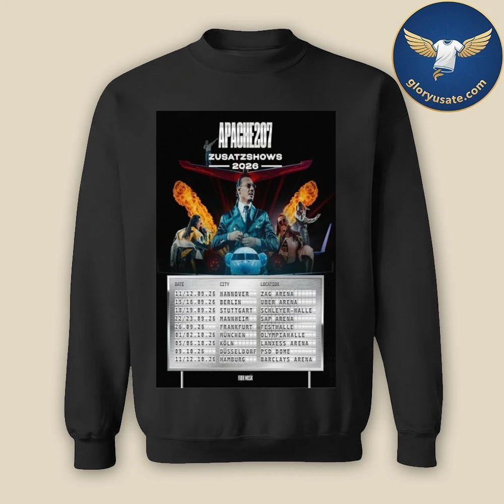 Apache 207 Zusatzshows Tour 2026 Poster Shirt