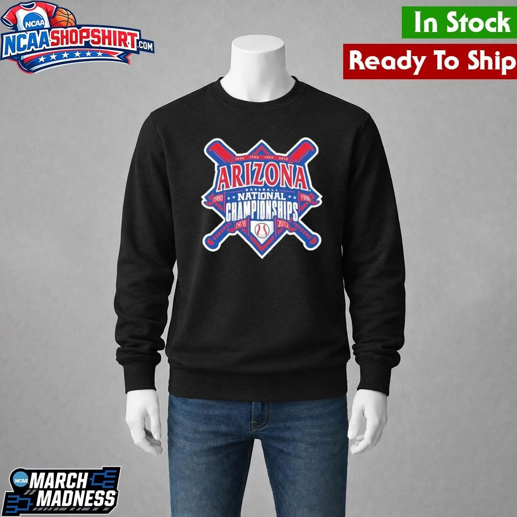Arizona Baseball 1976 Night National Champions Shirt