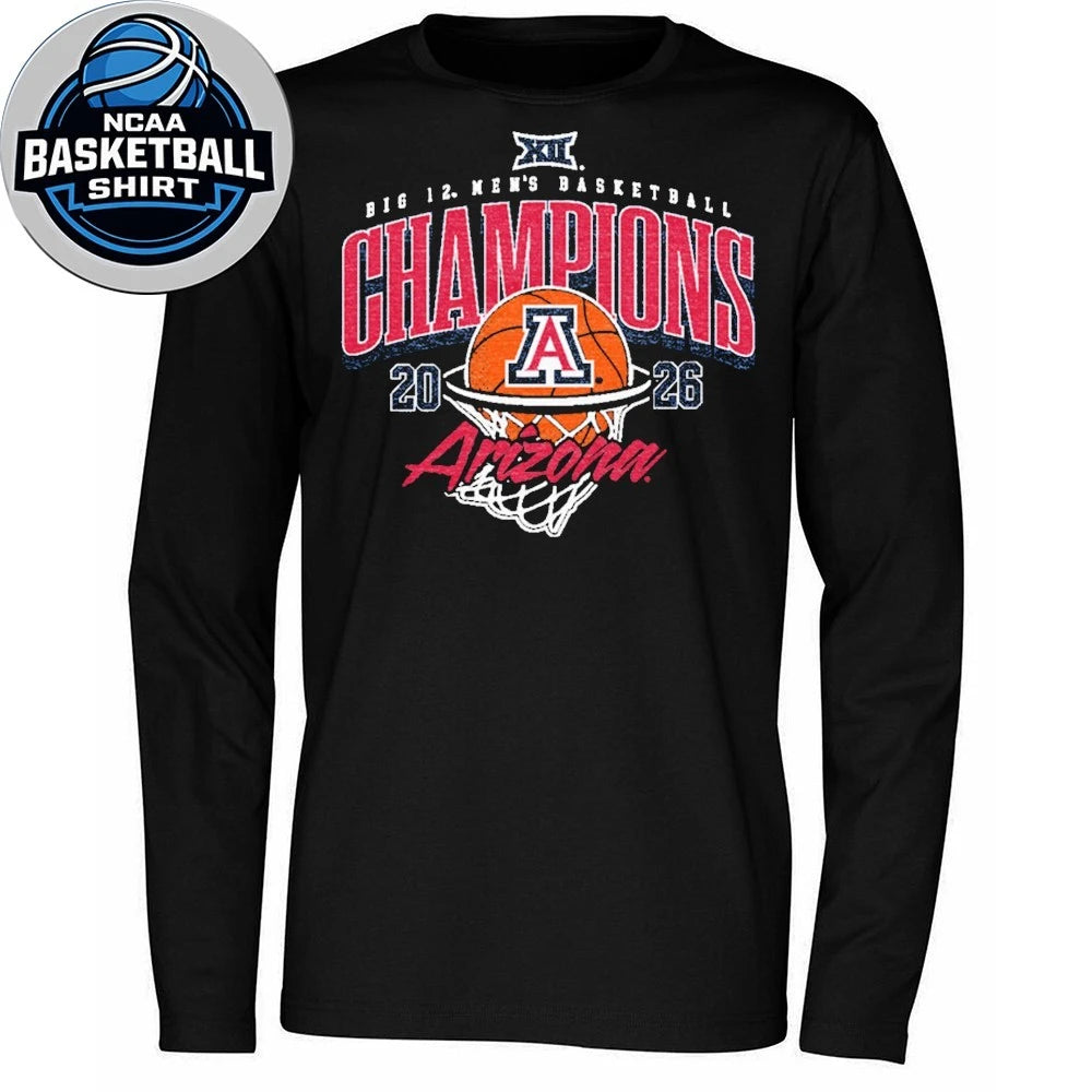 Arizona Men’s Big 12 Tournament Champs 2026 T-Shirt