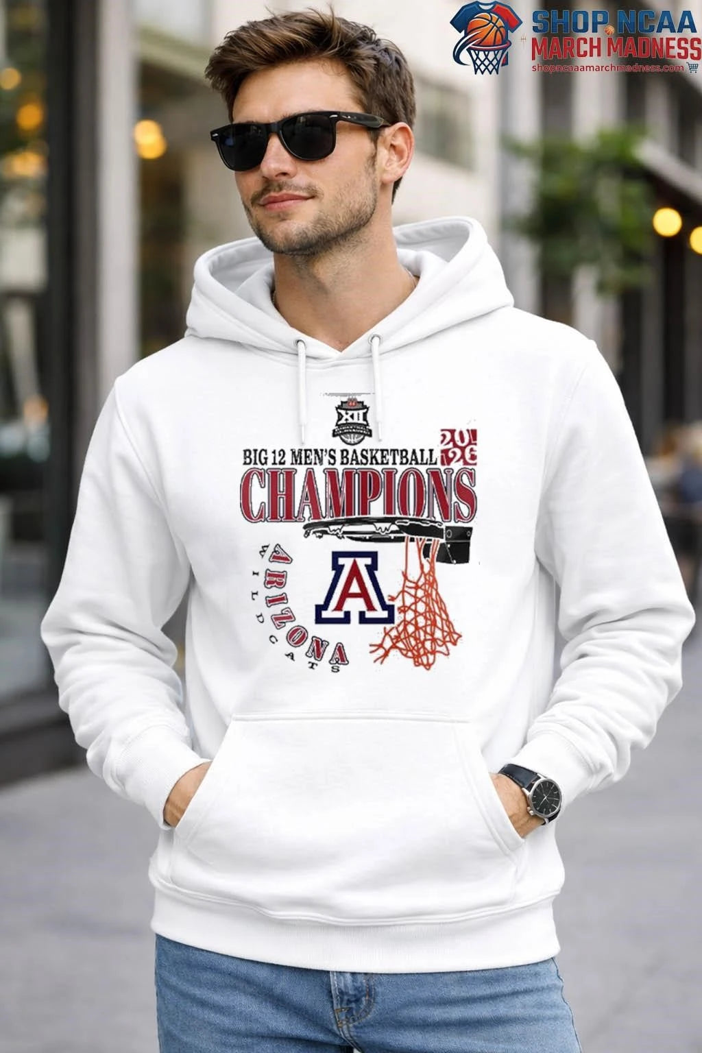 Arizona Wildcats Big 12 Men’s Basketball Tournament Championship 2026 T-Shirt Men’s Basketball Tournament Championship 2026