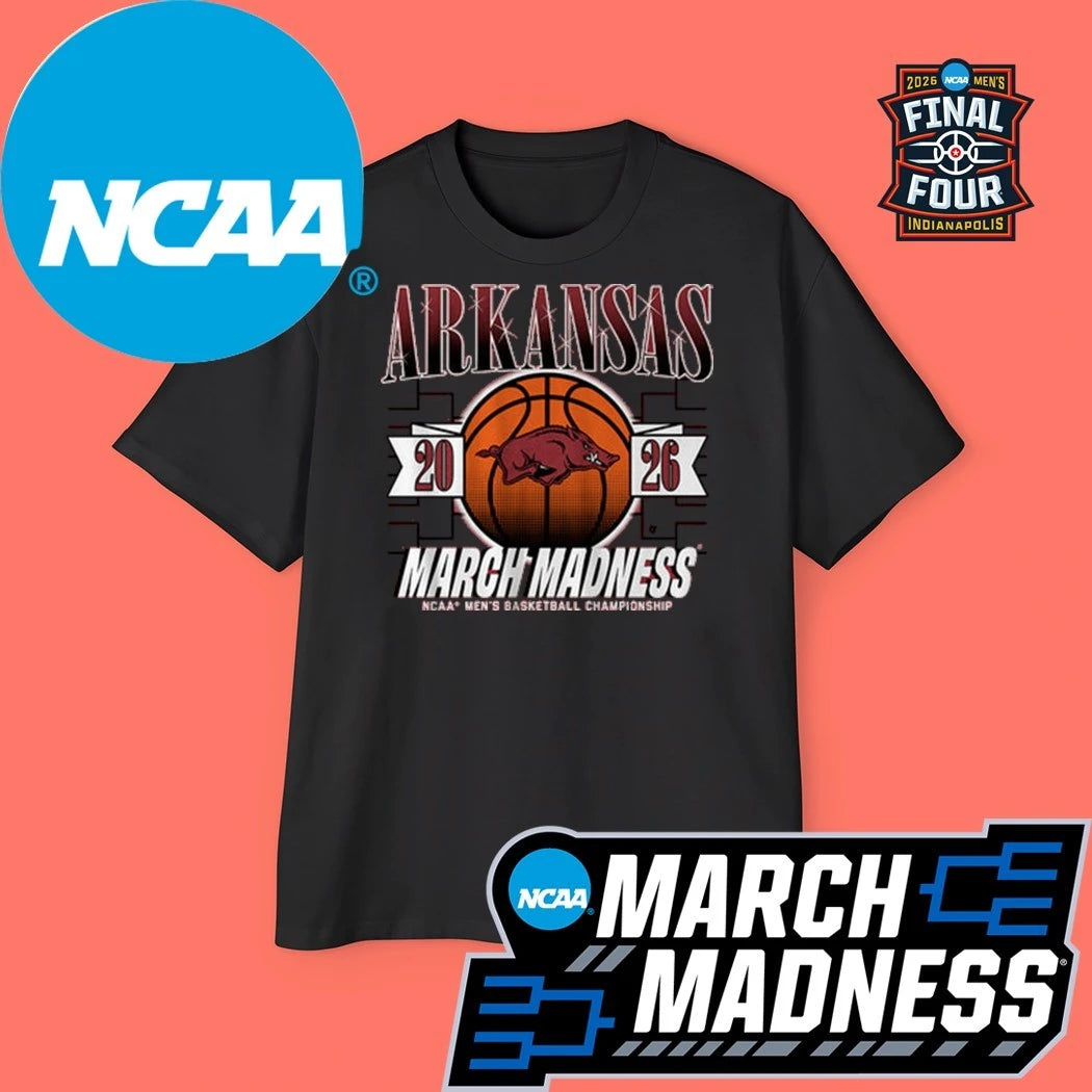 Arkansas Razorbacks MBB 2026 NCAA Women’s Basketball Championship March Madness Logo Shirt