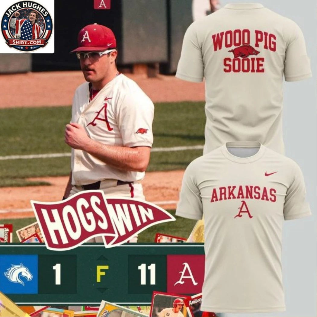 Arkansas Razorbacks Wooo Pig Sooie 2026 Two Sided Hoodie Shirts