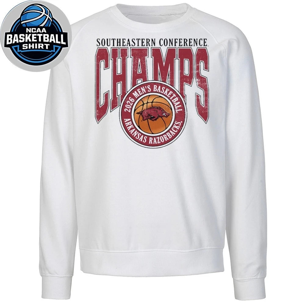 Arkansas Razorbacks win the 2026 SEC Tournament Logo Shirt