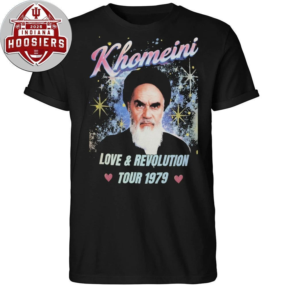 Ayatollah Khomeini Ruhollah Khomeini Love &amp; Revolution Tour 1979 Shirt