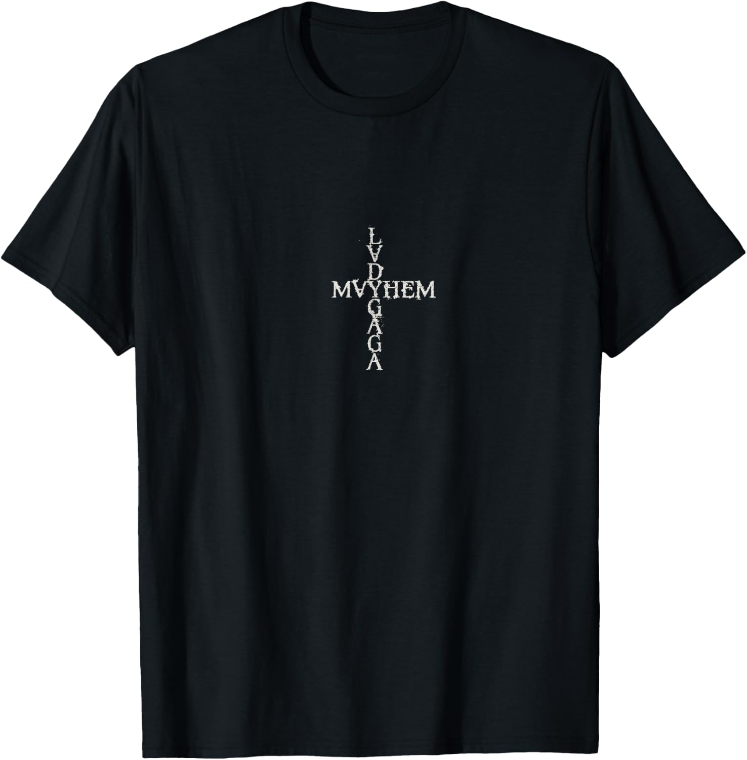Official Lady Gaga Mayhem Cross T-Shirt