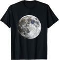 Full Moon Space Science Graphic T-Shirt
