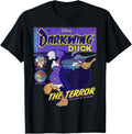 Darkwing Duck Black T-Shirt: Classic Fit, Crew Neck, Adult, Short Sleeve