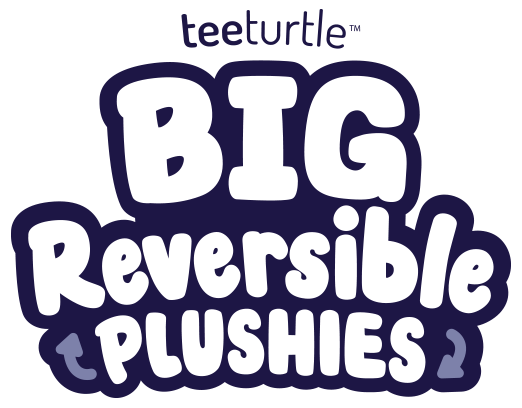 TeeTurtle Big Reversible Octopus Plushie (Red + Pink)